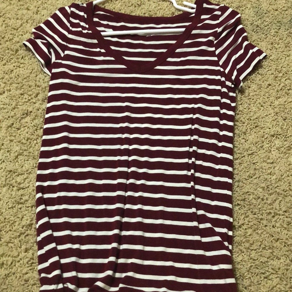 Striped soft tee